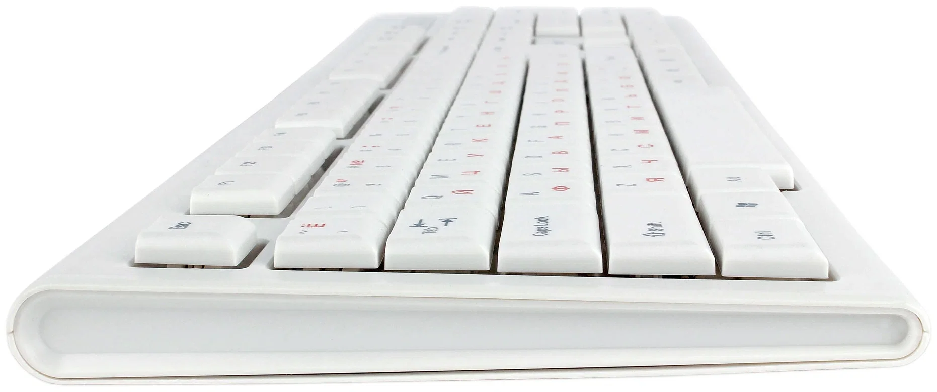 Клавиатура проводная Gembird KB-8354U, USB, бежевый/белый
