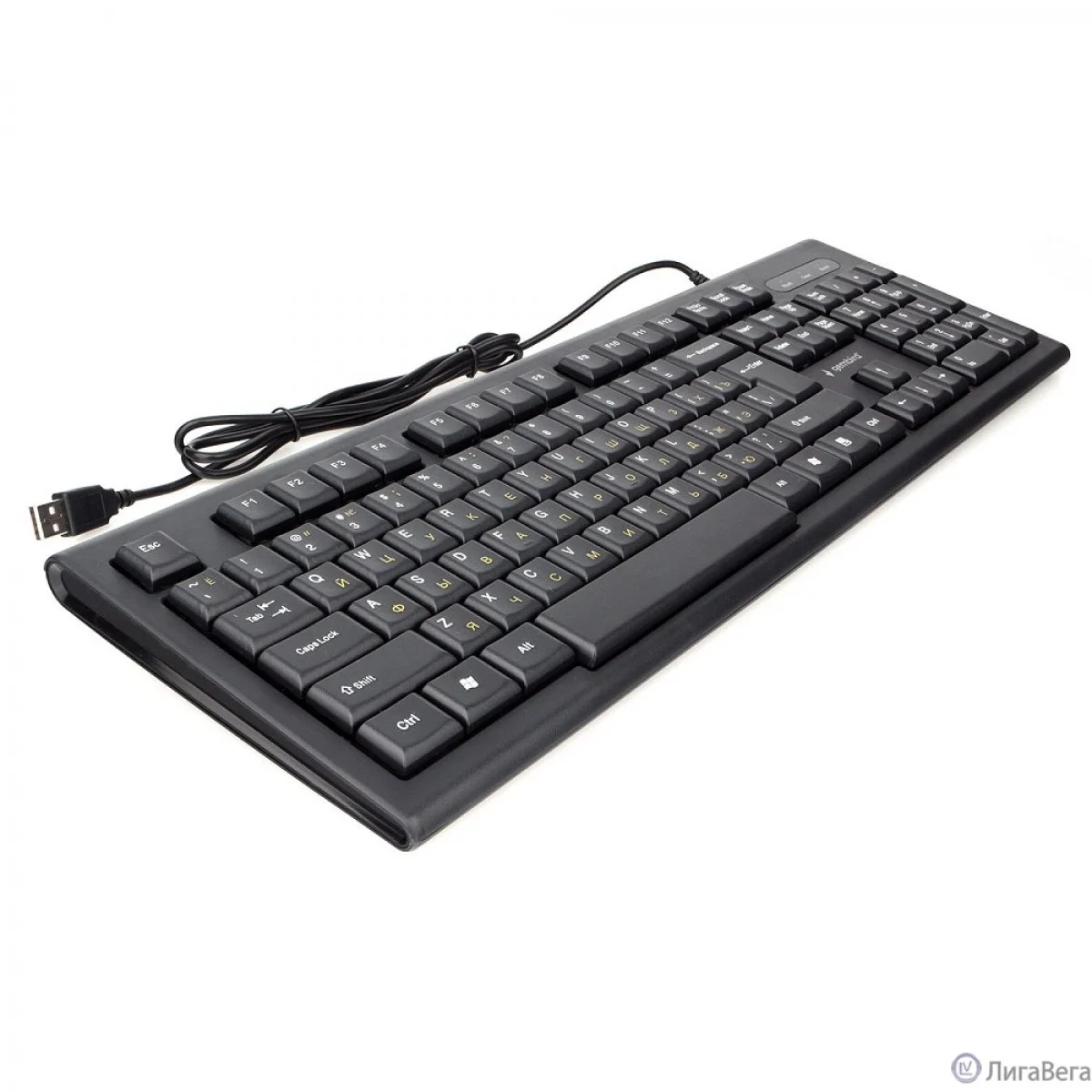Клавиатура проводная Gembird KB-8354U-BL USB, черный