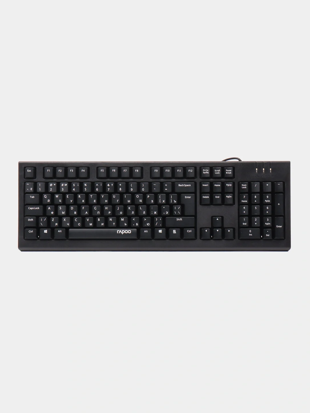 Клавиатура проводная Gembird KB-8360U, USB, черный
