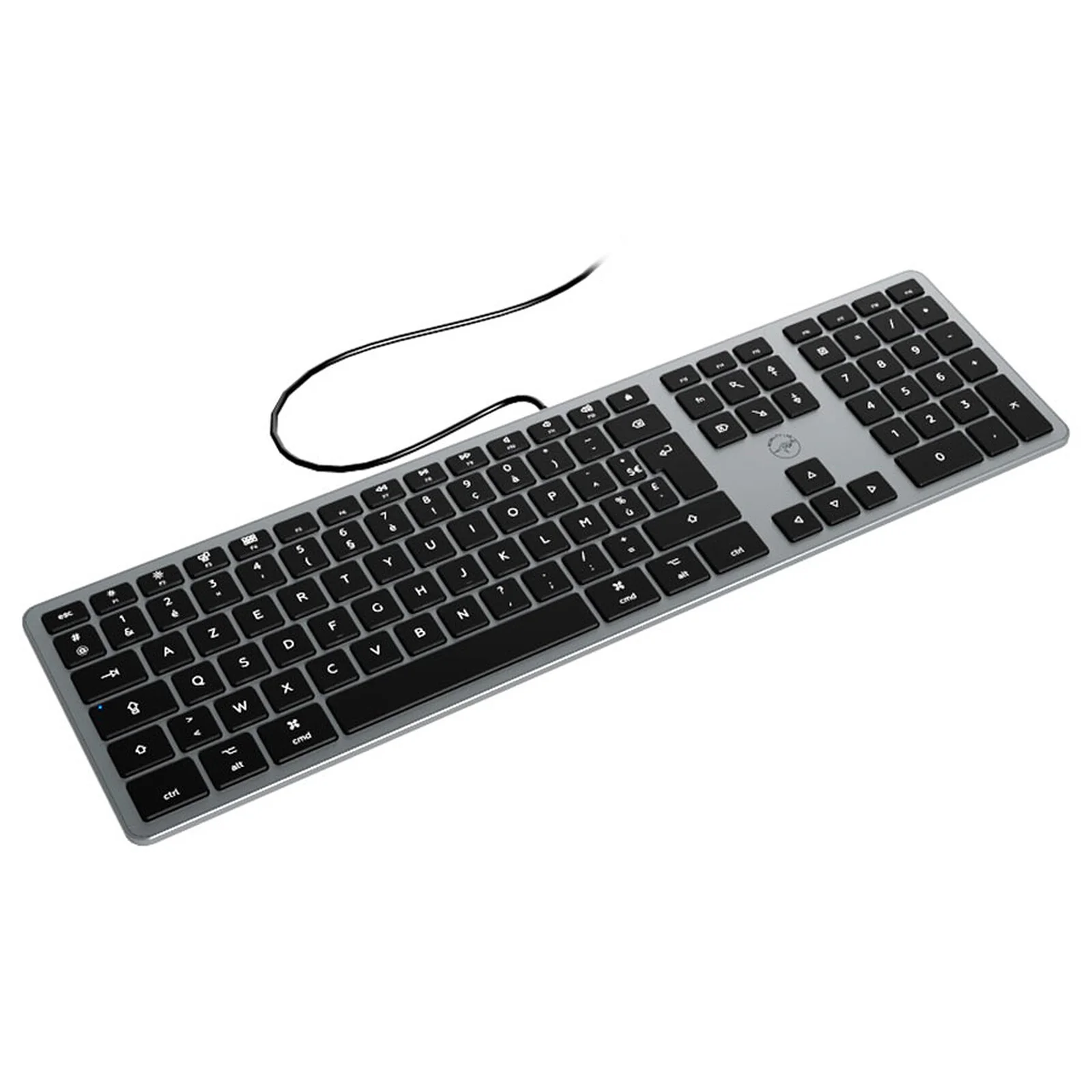Клавиатура проводная Gembird KB-8420, USB, серый