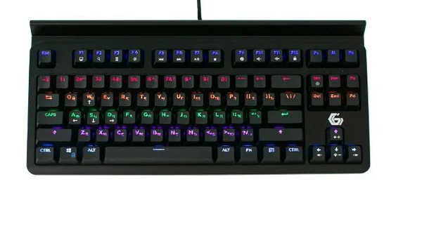 Клавиатура проводная Gembird KB-G520L, USB, черный