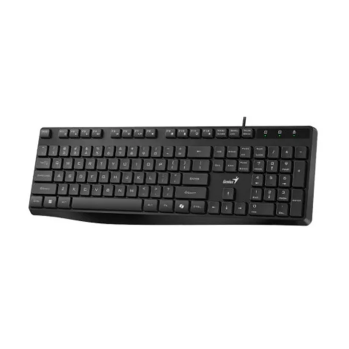 Клавиатура проводная Genius KB-117S Copilot бесшумная/шоколадные клавиши/USB/кабель 1.5м/черный (31300017402)