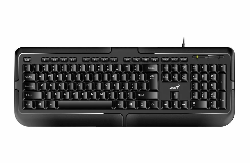 Клавиатура проводная Genius keyboard KB-118 II,RU,USB, черный