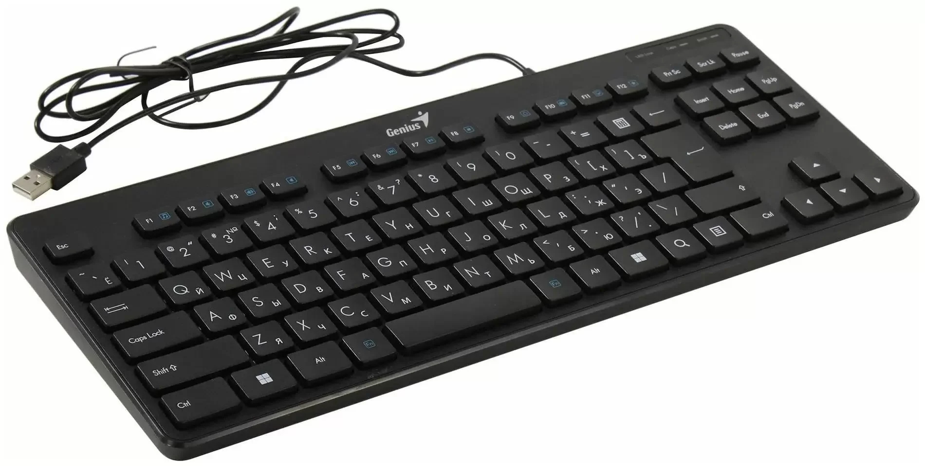 Клавиатура проводная Genius LuxeMate 110, USB, черный