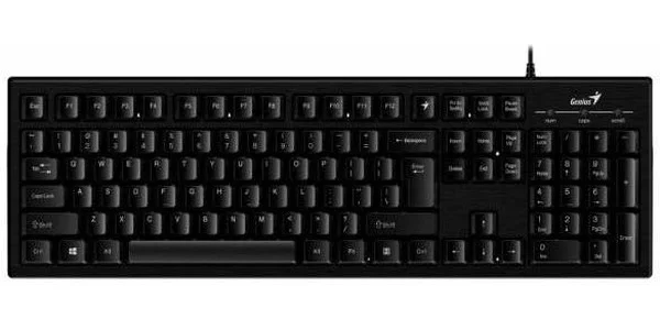 Клавиатура проводная Genius Smart KB-101, USB, черный