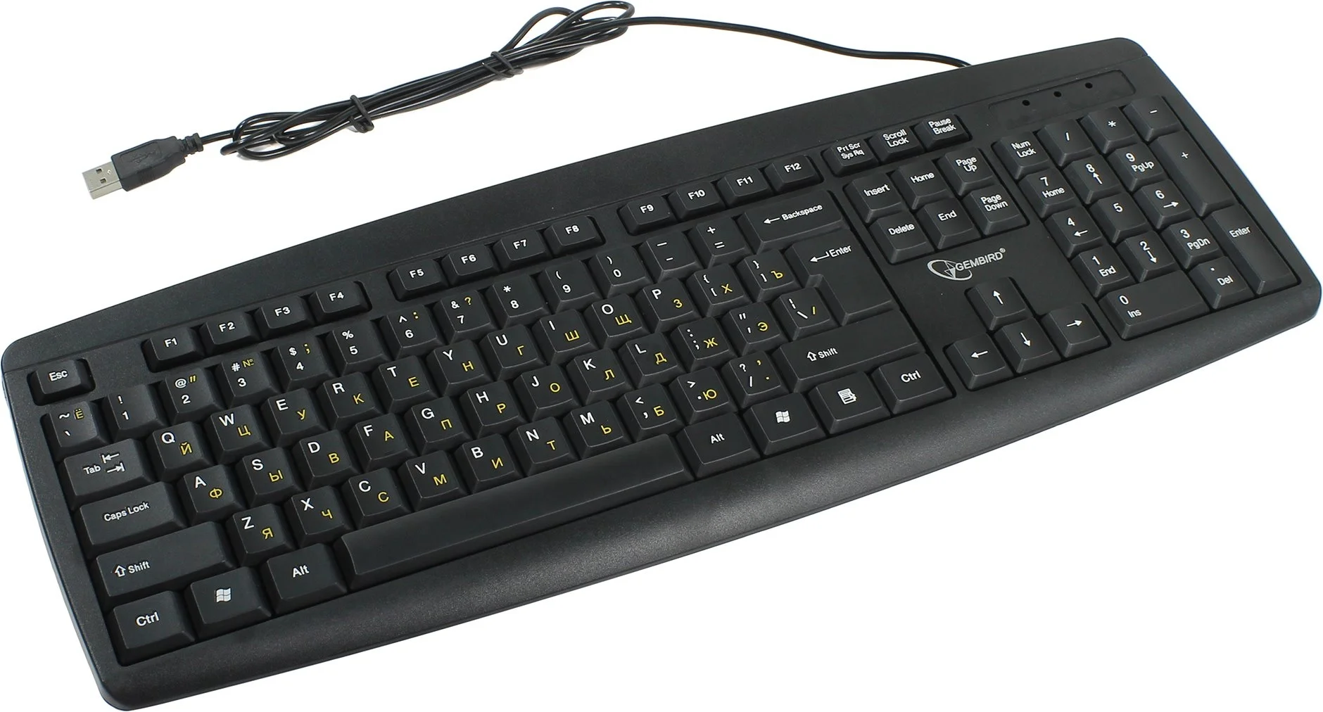 Клавиатура проводная Genius Smart KB-101, USB, черный