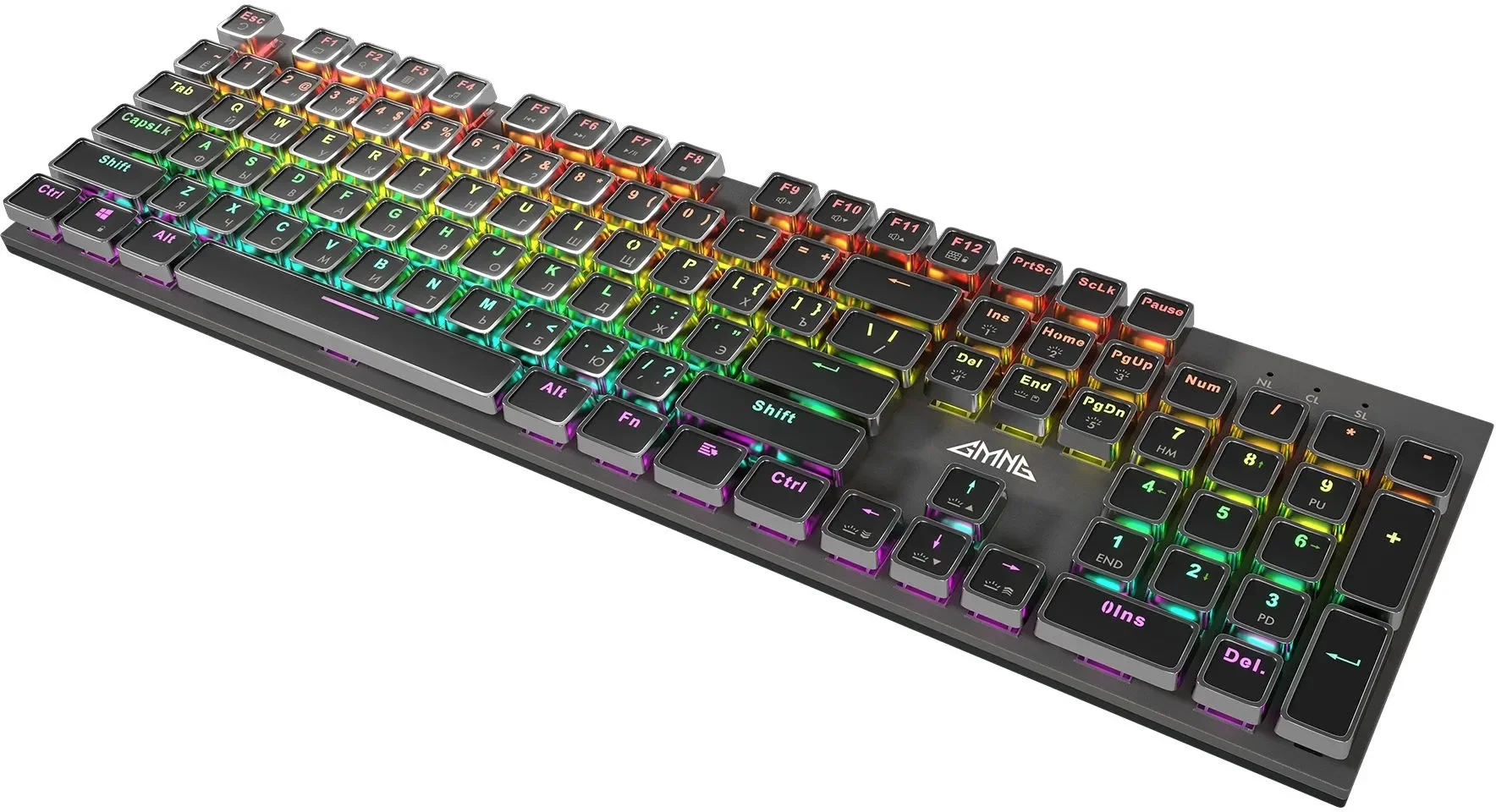 Клавиатура проводная GMNG GG-KB815X (1913914), USB, черный + белый