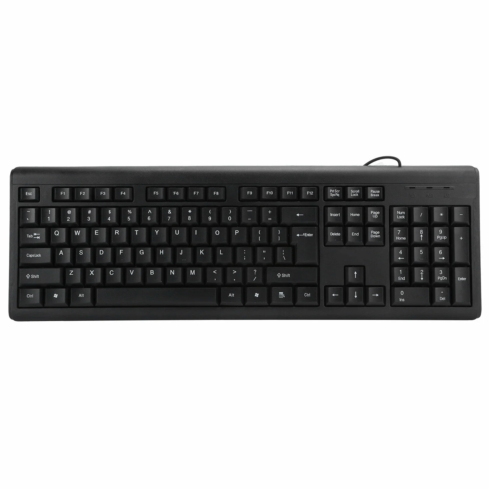 Клавиатура проводная Lime K-0494 RLSK USB Standart Black 104 keyboard with RUS/LAT keys and Special scroll key, Rus(red)/Lat(белый)