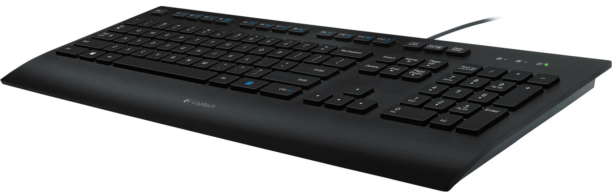 Клавиатура проводная Logitech Keyboard K280E (920-005215) USB черный