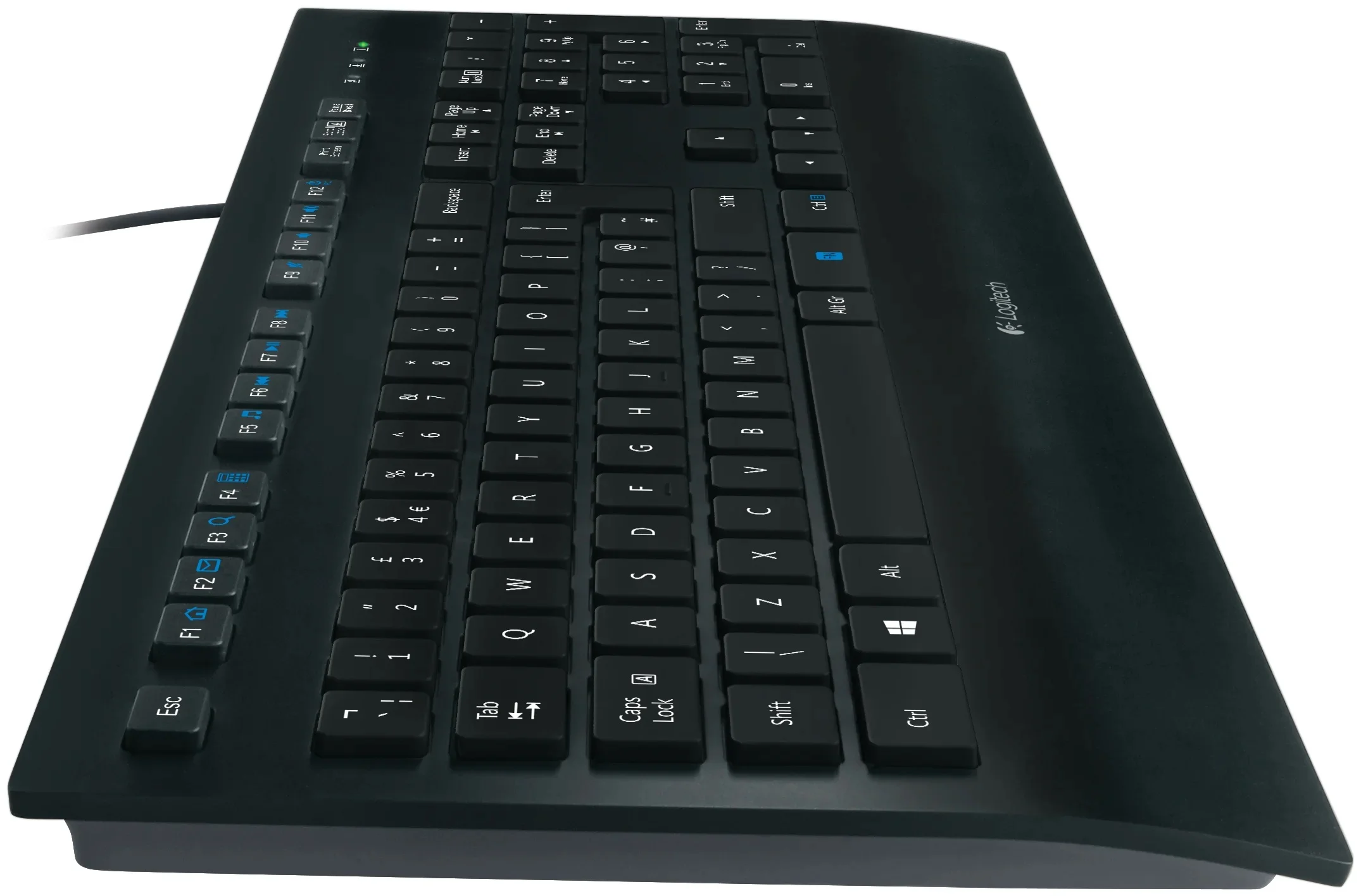 Клавиатура проводная Logitech Keyboard K280E (920-005215) USB черный