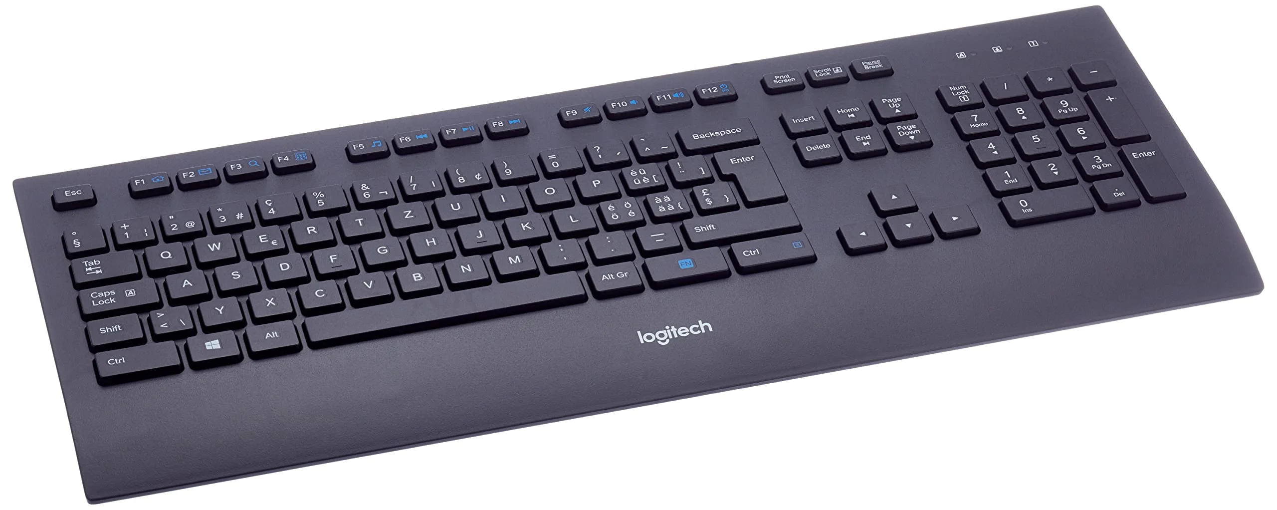 Клавиатура проводная Logitech Keyboard K280E (920-005215) USB черный