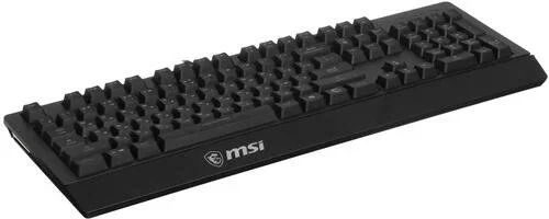 Клавиатура проводная MSI VIGOR GK20 RU черный USB Multimedia for gamer LED (подставка для запястий)