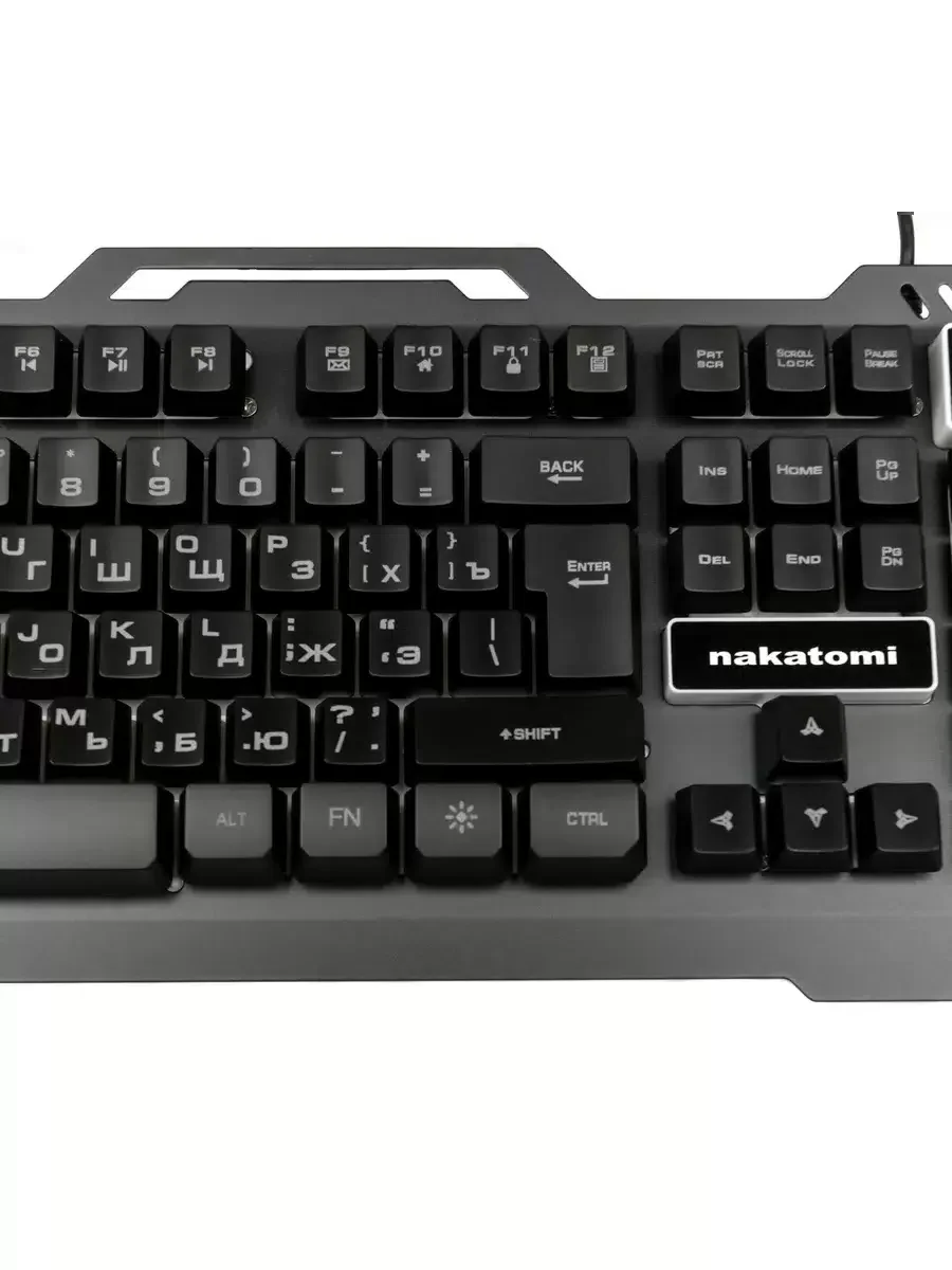 Клавиатура проводная NAKATOMI KG-35U черный