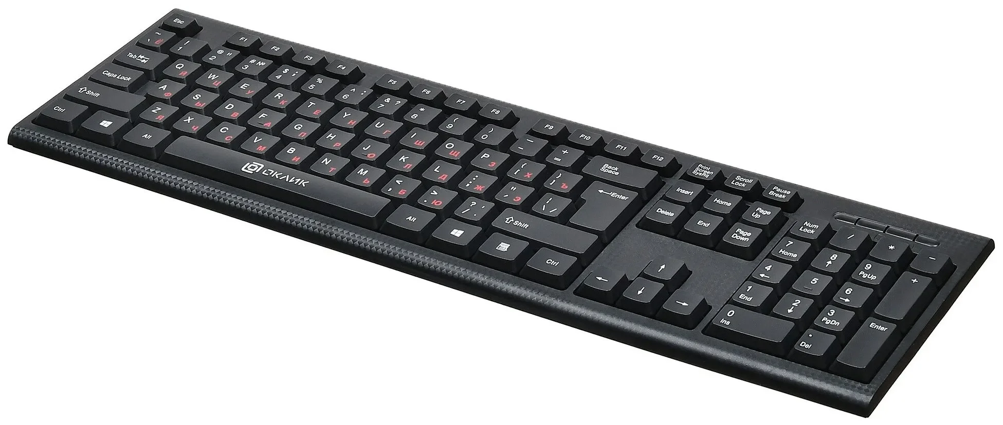 Клавиатура проводная Oklick 120M, USB, черный
