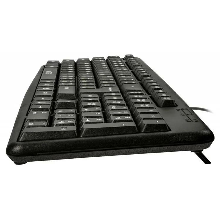 Клавиатура проводная Oklick 130M, USB, черный