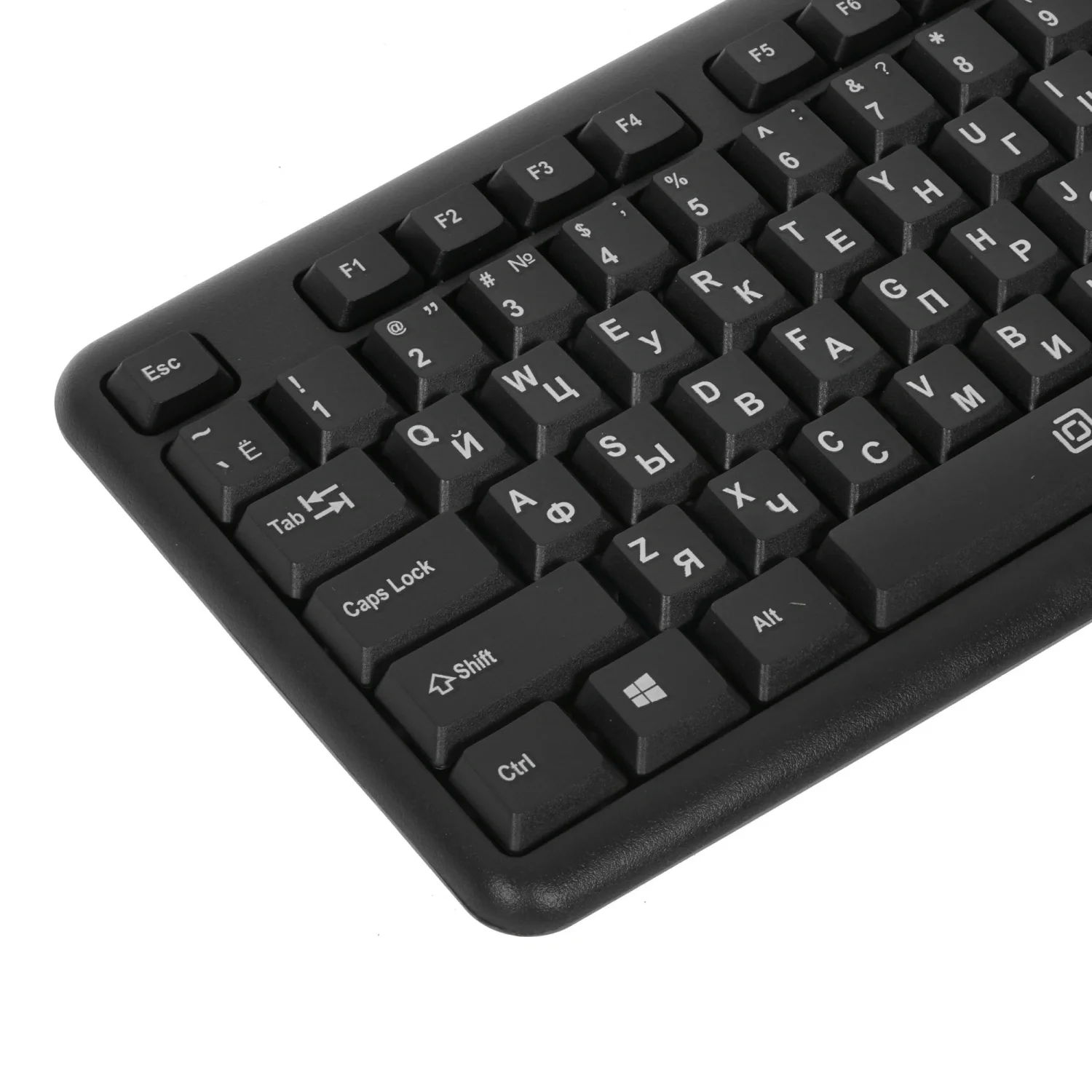 Клавиатура проводная Oklick 180M, PS/2, черный