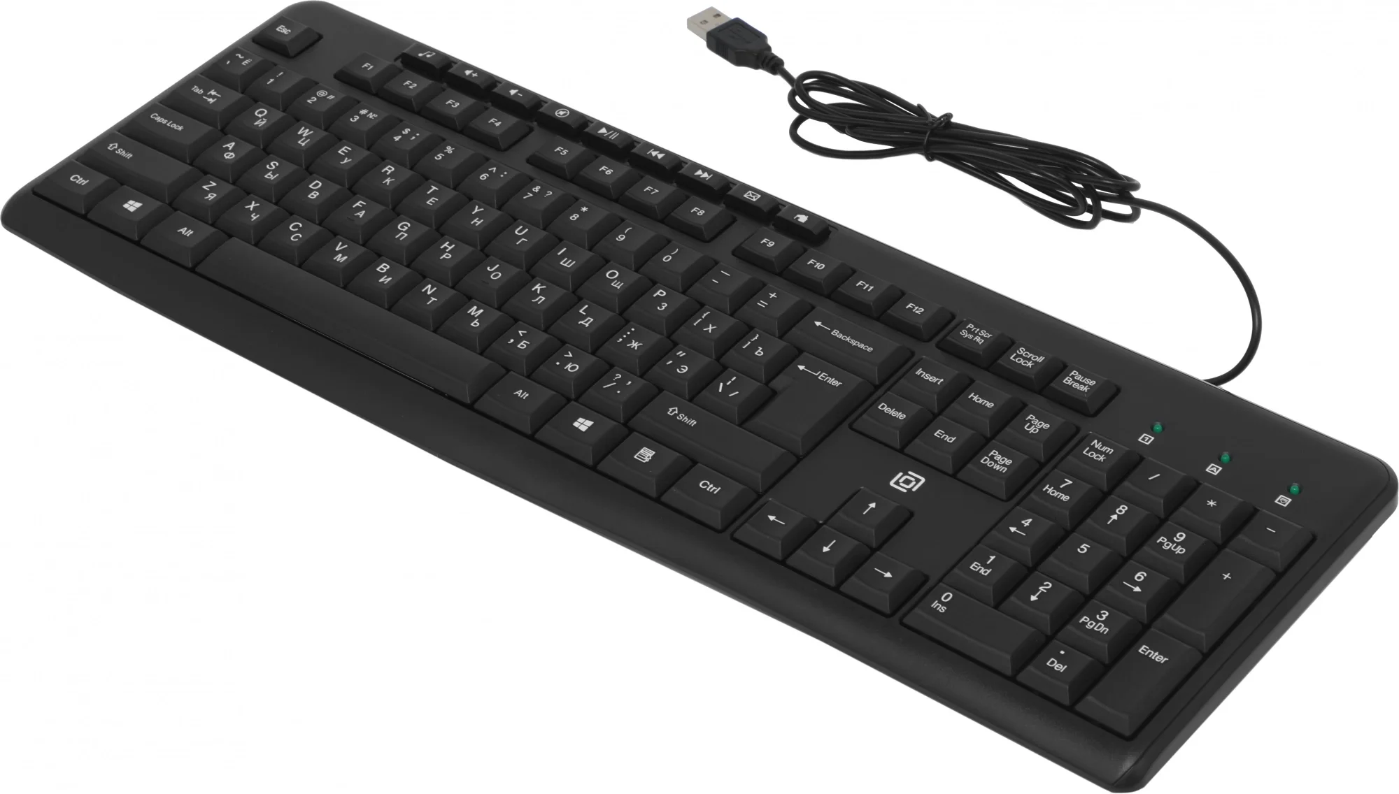 Клавиатура проводная Oklick 305M (1659987), USB, черный