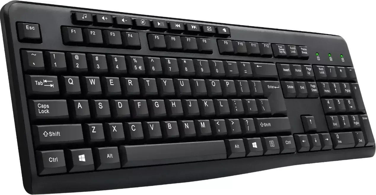 Клавиатура проводная Oklick 305M (1659987), USB, черный