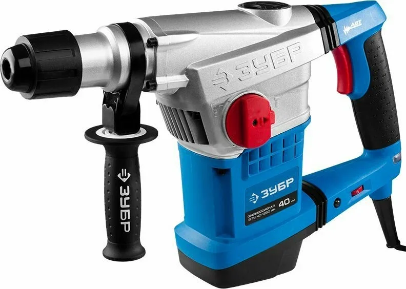 Перфоратор Зубр ЗПМ-40-1250 ЭВК патрон:SDS-max уд.:10Дж 1250Вт (кейс в комплекте)