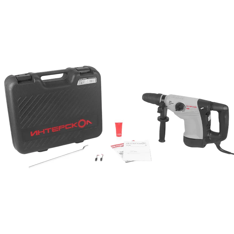 Перфоратор Интерскол П-42/1200ЭВ патрон:SDS-max уд.:11Дж 1200Вт (кейс в комплекте)