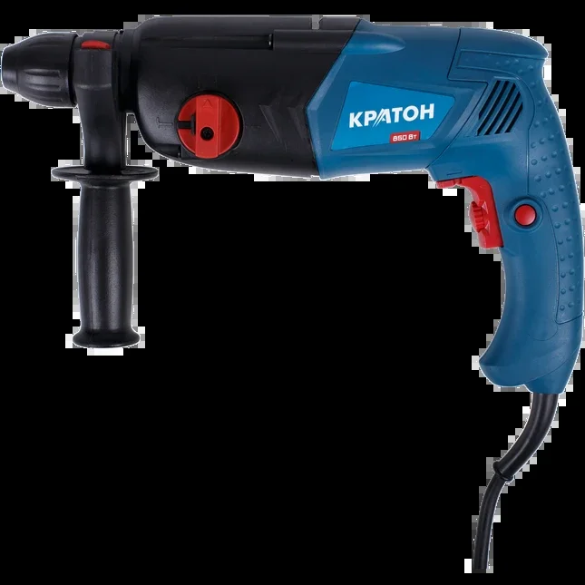 Перфоратор Кратон RHE-850-26S патрон:SDS-plus уд.:2.5Дж 850Вт (кейс в комплекте)