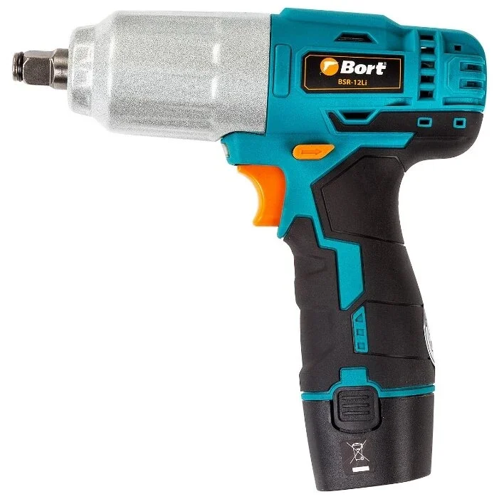 Гайковерт Bort BSR-12Li аккум. патрон:квад.1/2" (кейс в комплекте) (93720636)