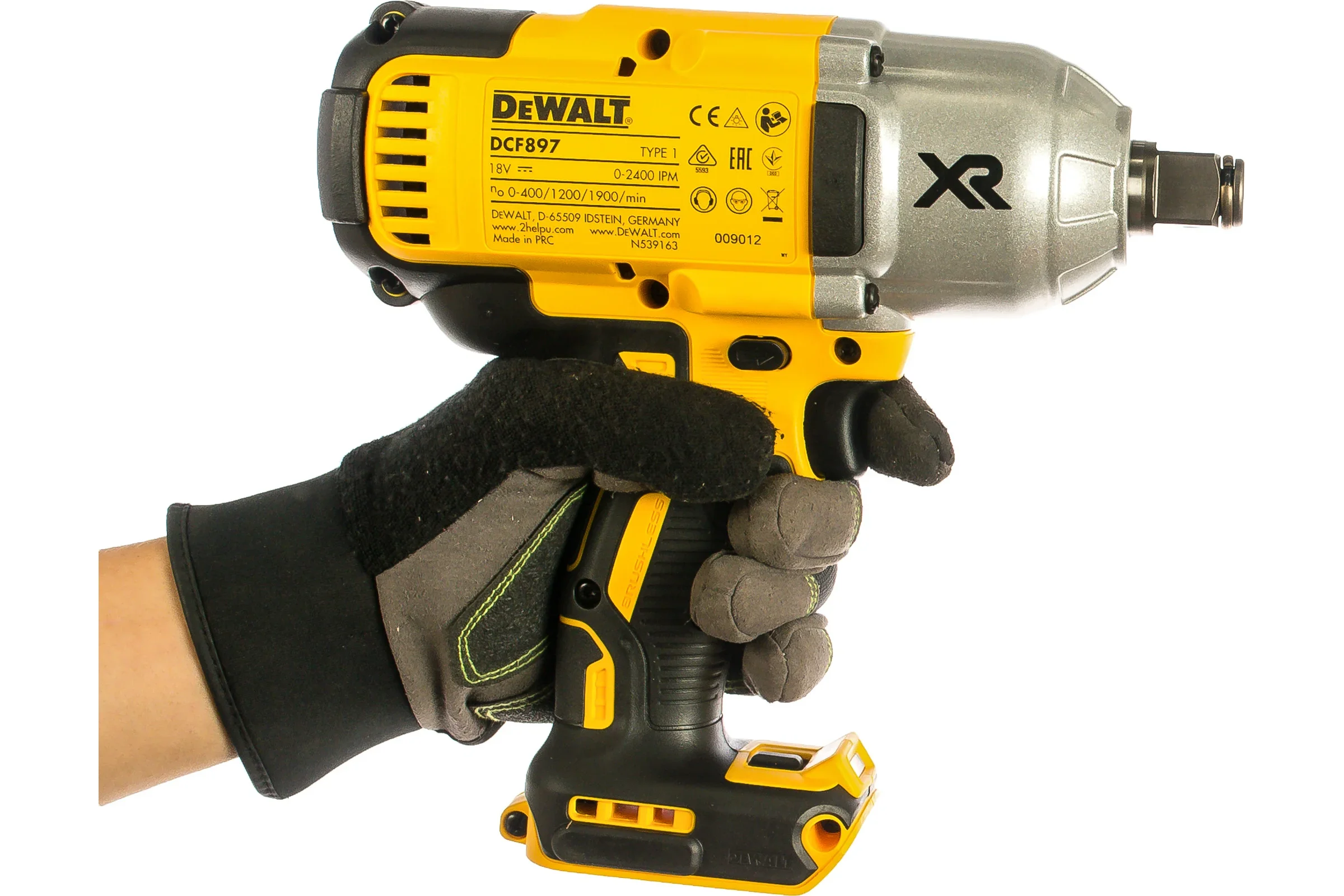 Гайковерт DeWalt DCF897N аккум. патрон:квад.3/4" (DCF897N-XJ)