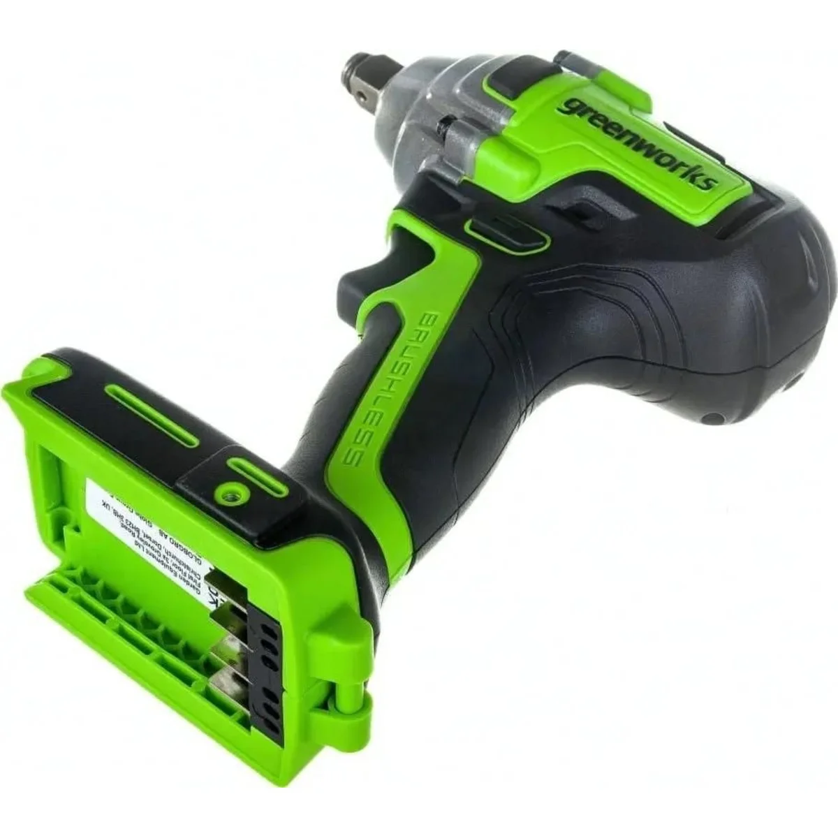Гайковерт Greenworks 3802907 аккум. патрон:квад.1/2"