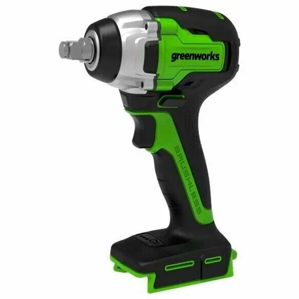 Гайковерт Greenworks 3802907 аккум. патрон:квад.1/2"