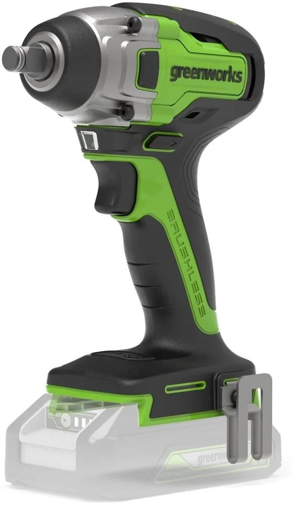 Гайковерт Greenworks 3802907 аккум. патрон:квад.1/2"
