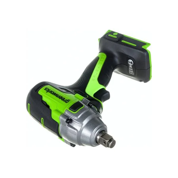 Гайковерт Greenworks 3802907 аккум. патрон:квад.1/2"