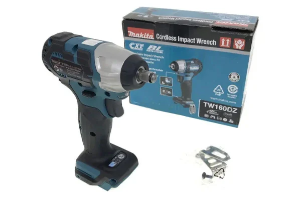 Гайковерт Makita TW160DZ аккум. патрон:квад.3/8" (кейс в комплекте)