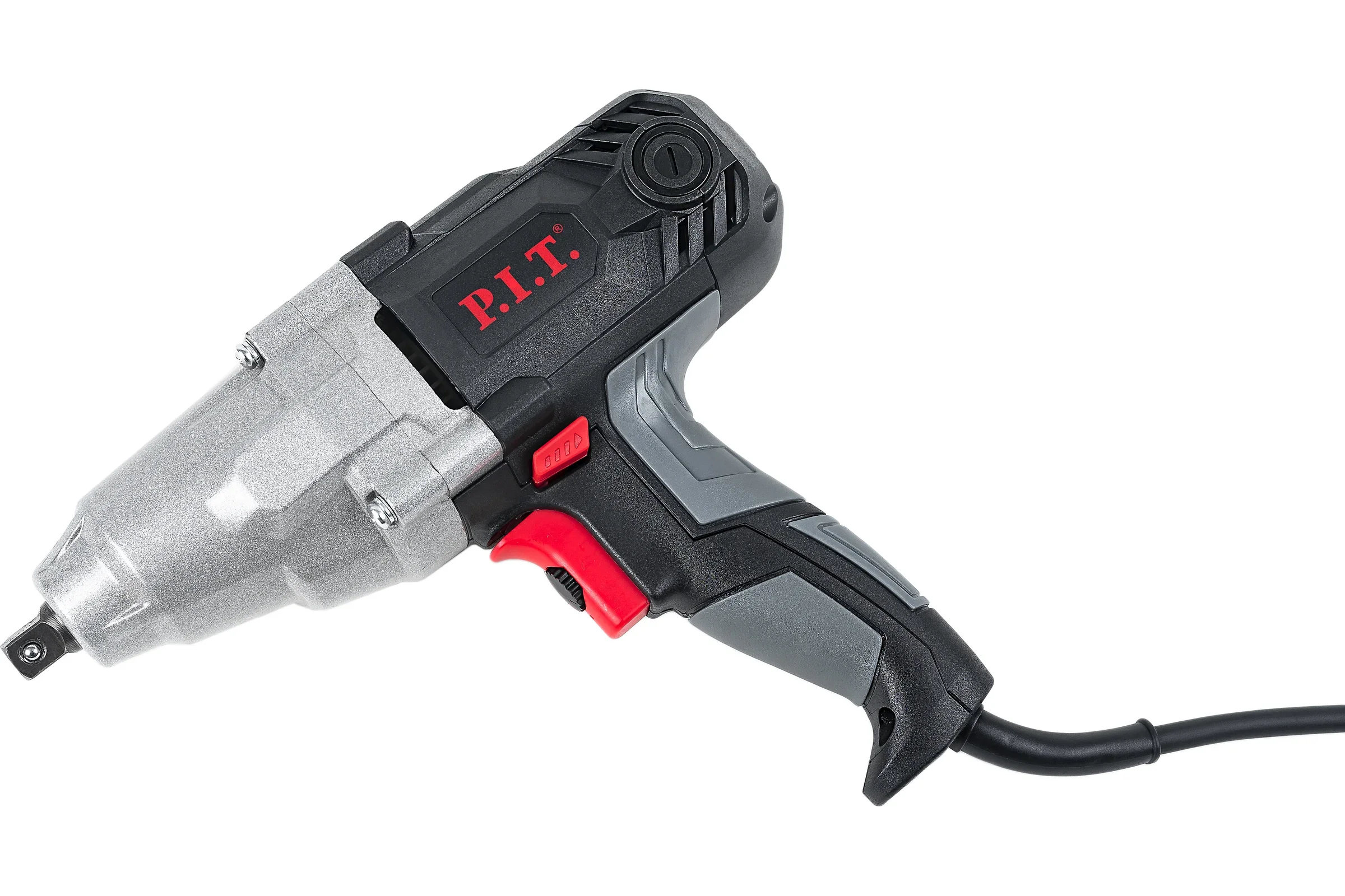 Гайковерт P.I.T. PIW1050-C 1050Вт патрон:квад.1/2" (кейс в комплекте)
