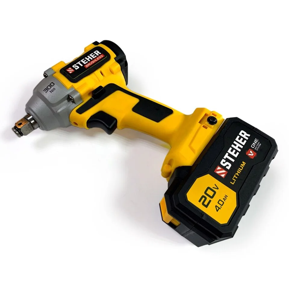 Гайковерт Steher CWB-300-1 аккум. патрон:квад.1/2" (кейс в комплекте)