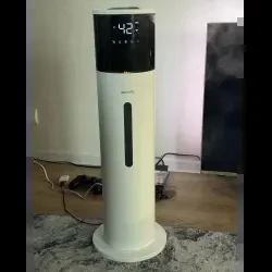 Увлажнитель воздуха Deerma DEM-F955W белый, 40 м², 13 л, ультразвуковой, гигростат, ароматизация, управление со смартфона (Яндекс Алиса/Tuya), пульт Д