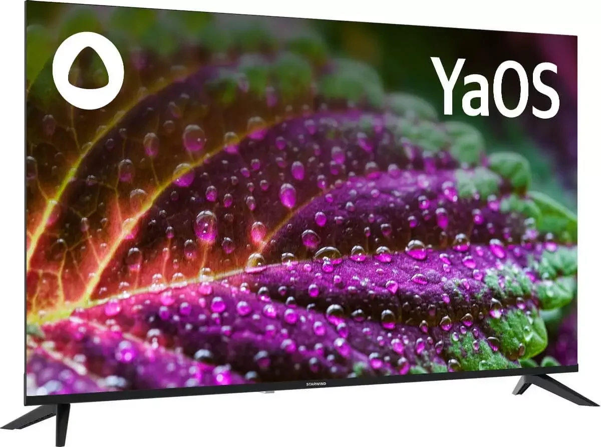 Телевизор LED 50" STARWIND SW-LED50UG403 Smart Яндекс.ТВ Frameless черный/4K Ultra HD/DVB-T/60Hz/DVB
