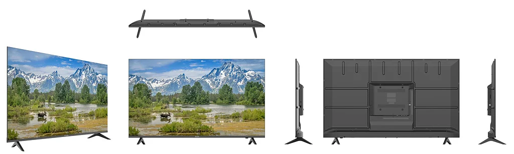 Телевизор LED 55" ECON EX-55US007B черный SMART Android 11 4K UltraHD 3840x2160  СДЕЛАЕМ ЛУЧШУЮ ЦЕНУ