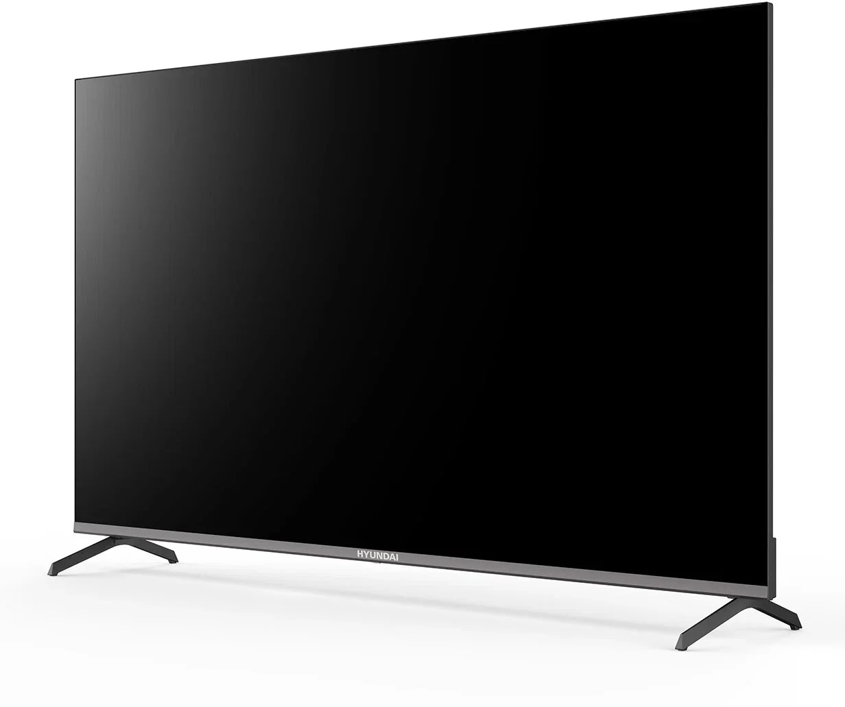 Телевизор LED 55" HYUNDAI H-LED55BU7006 Smart Android TV Frameless Metal черный/4K Ultra HD/DVB-T/60