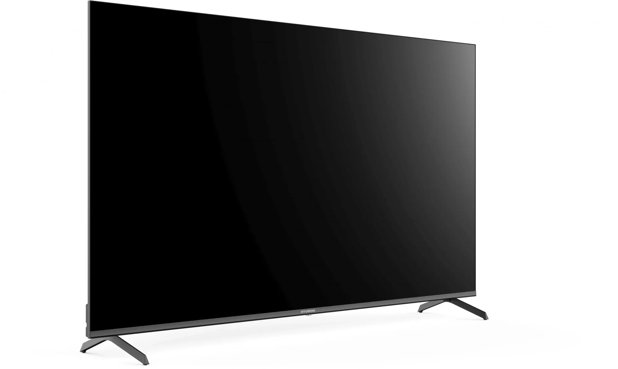 Телевизор LED 55" Hyundai H-LED55BU7009 Smart Android TV Frameless Metal черный/4K Ultra HD/DVB-T/60