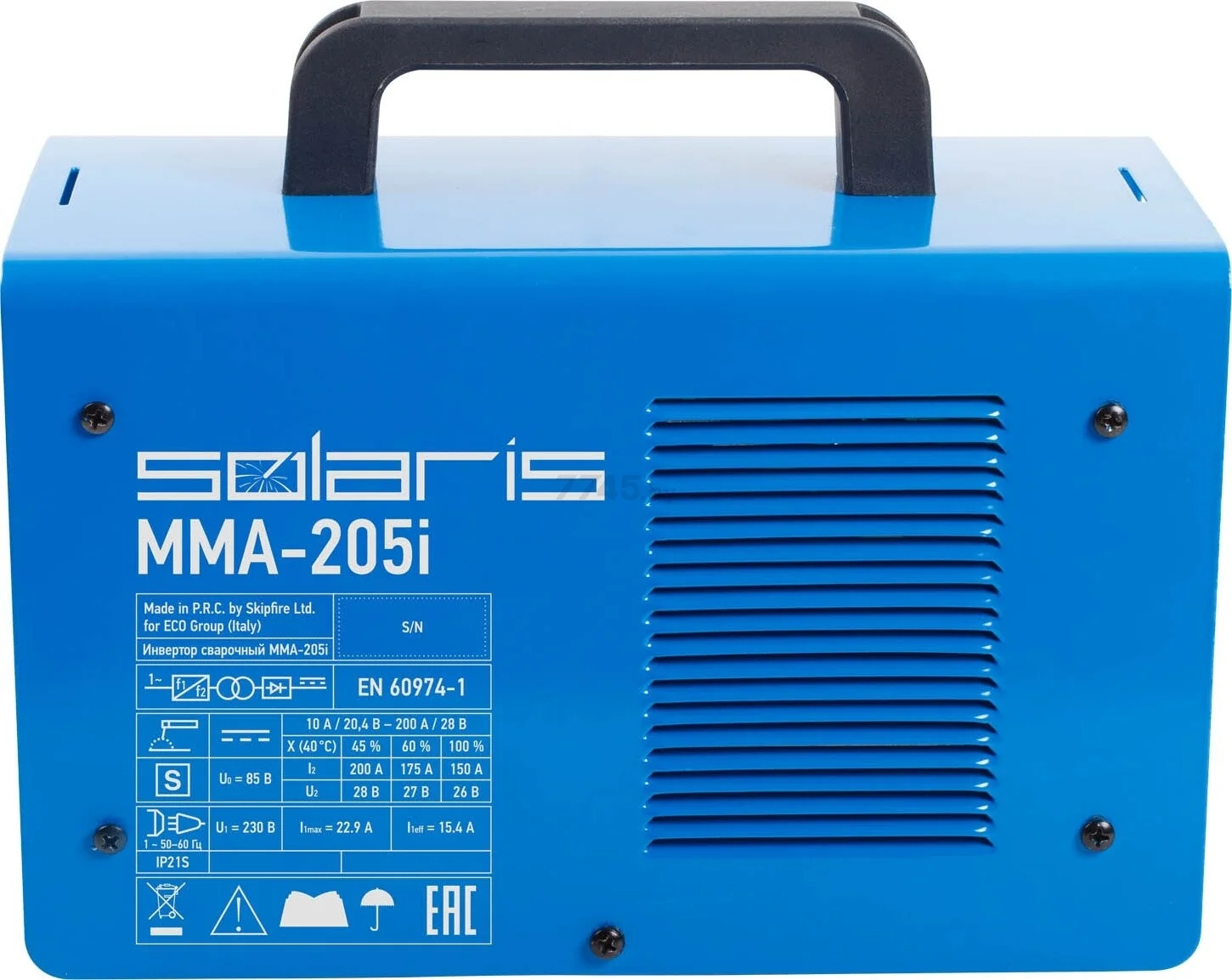 Сварочный аппарат Solaris MMA-205i