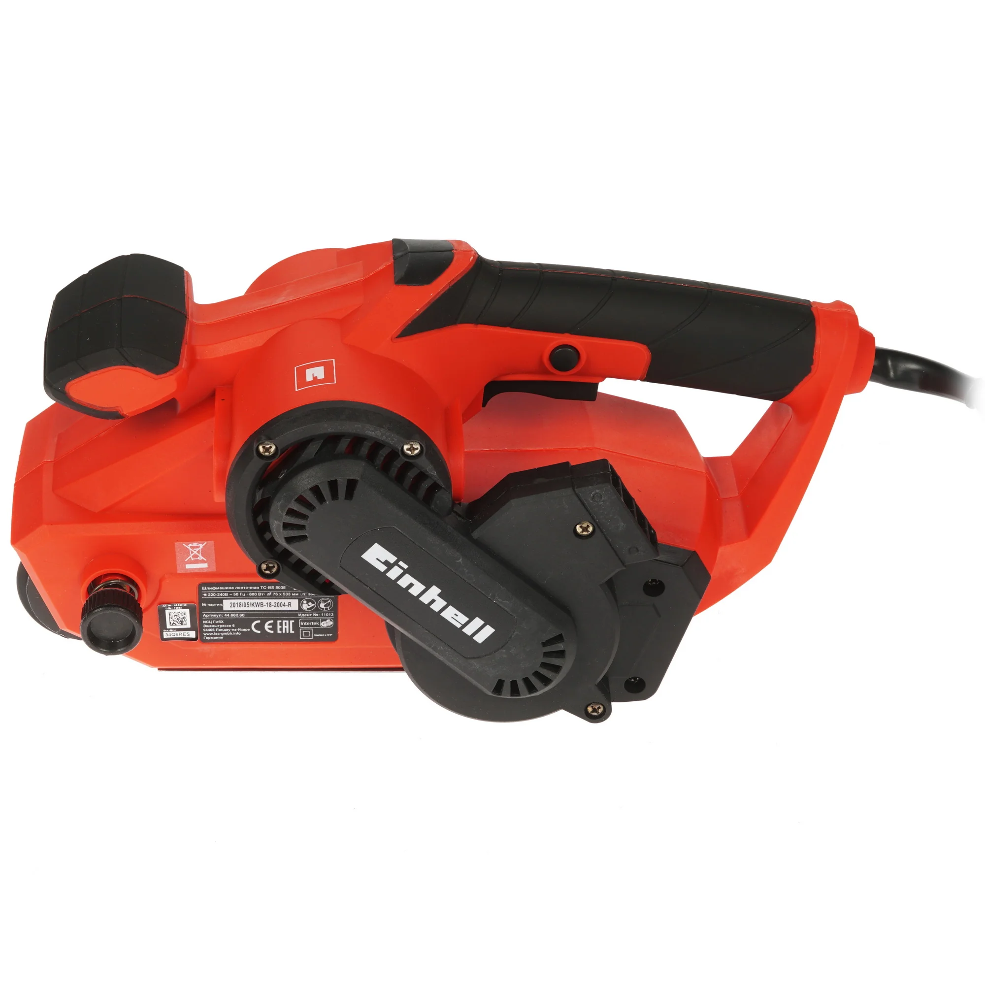 Ленточная шлифовальная машина Einhell TC-BS 8038, 800Вт 4466260