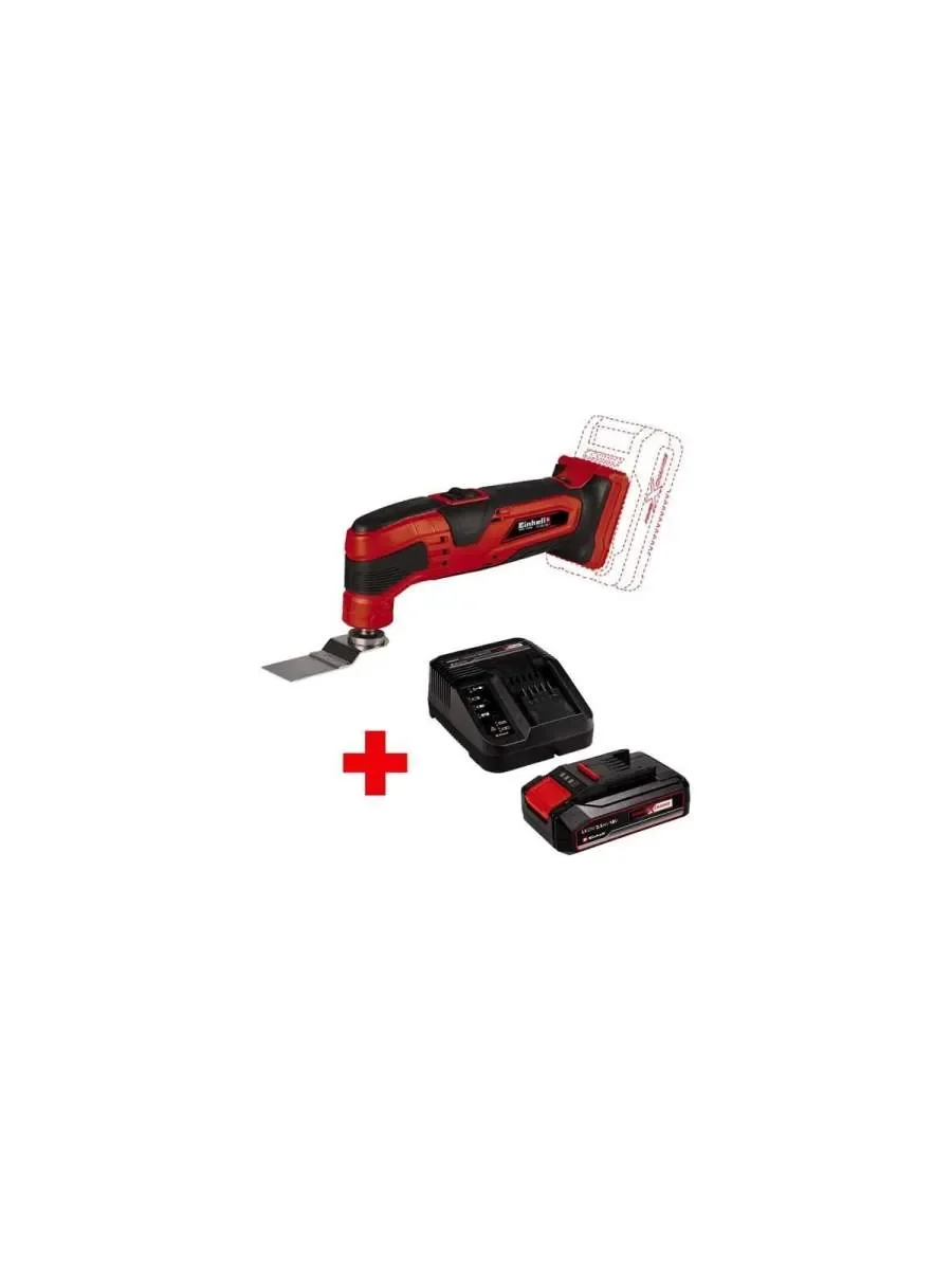 Многофункциональная шлифовальная машина Einhell PXC TC-MG, PXC 2.5 Ач, 18 В + ЗУ 3А (4465170SET)