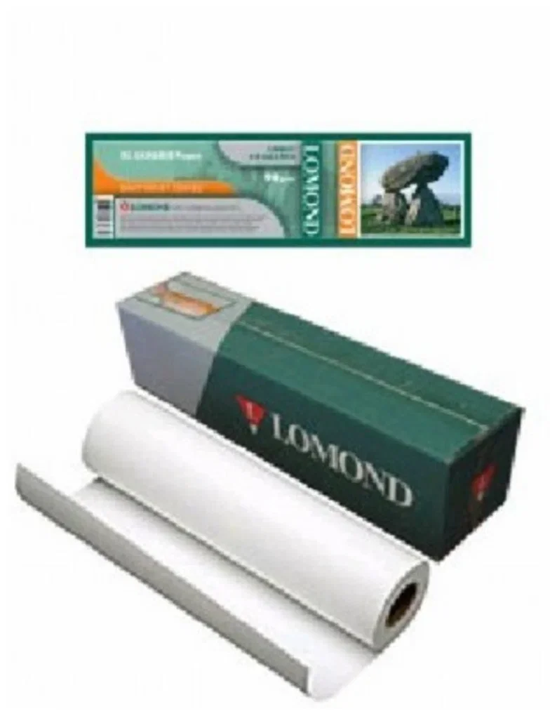Бумага LOMOND инженерная "Премиум", офсетная 440мм х 175м 80 г/м2 втулка 3"/76мм