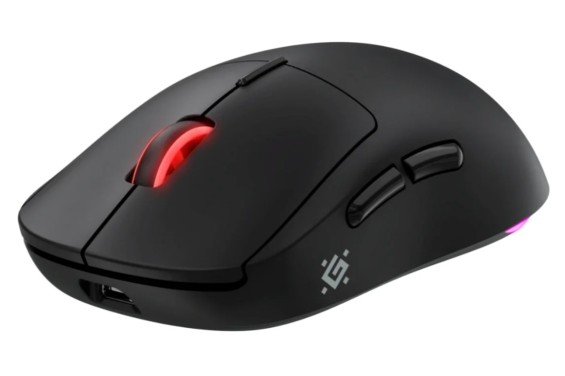 Defender Игровая мышь беспроводная Elite GM-212 черный, 6D, 26000dpi, 3в1, 400мАч, RGB.