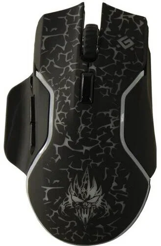 Defender Игровая мышь беспроводная Oneshot GM-067 черный,LED,7D,300 мАч, 3200dpi
