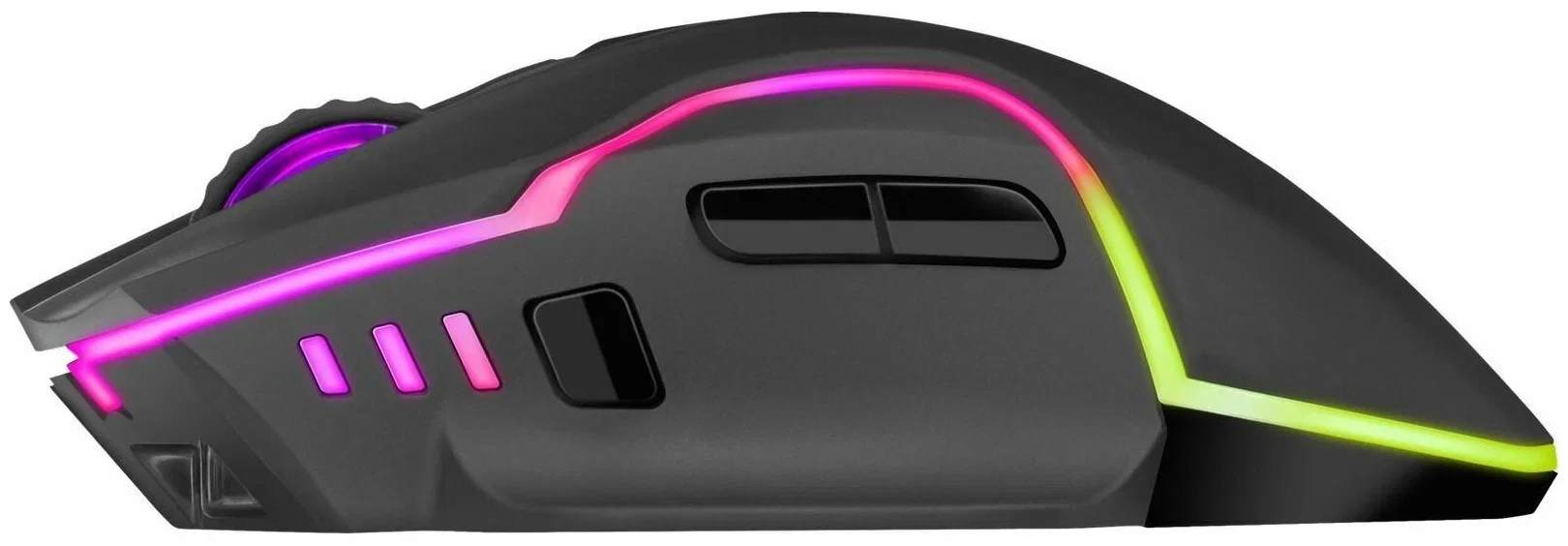 Defender Игровая мышь беспроводная Oneshot GM-067 черный,LED,7D,300 мАч, 3200dpi