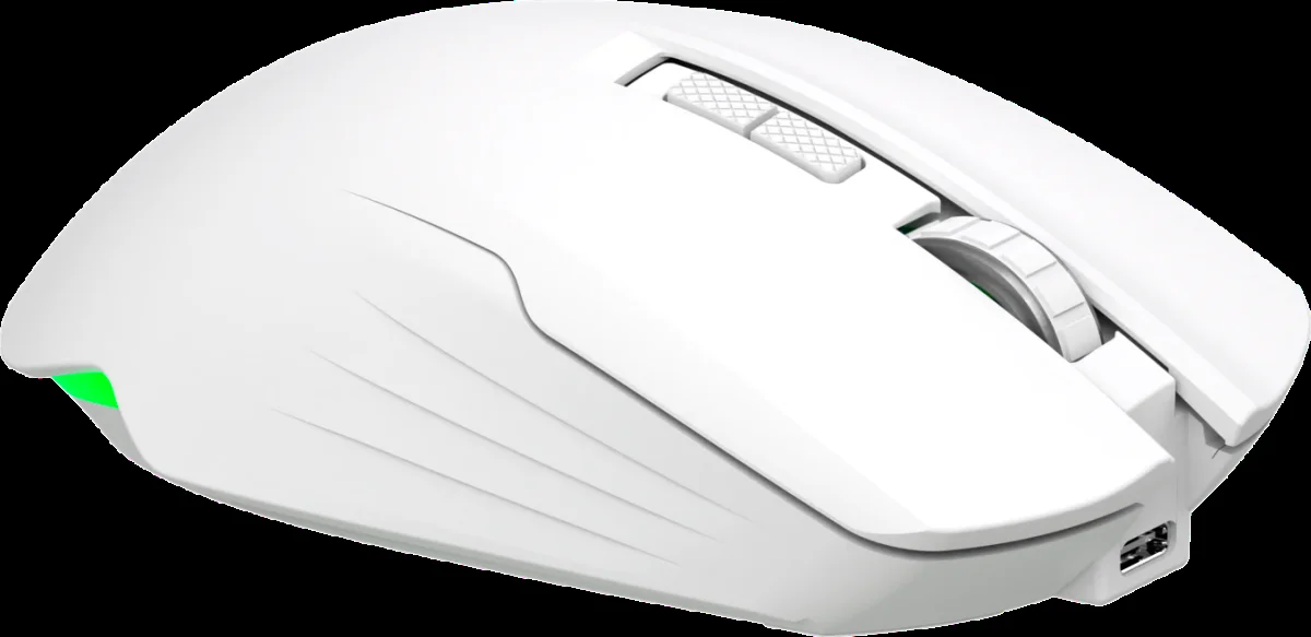 Defender Игровая мышь беспроводная Whisper GM-209 бел,7кн,7200dpi,3в1,400mAh,RGB