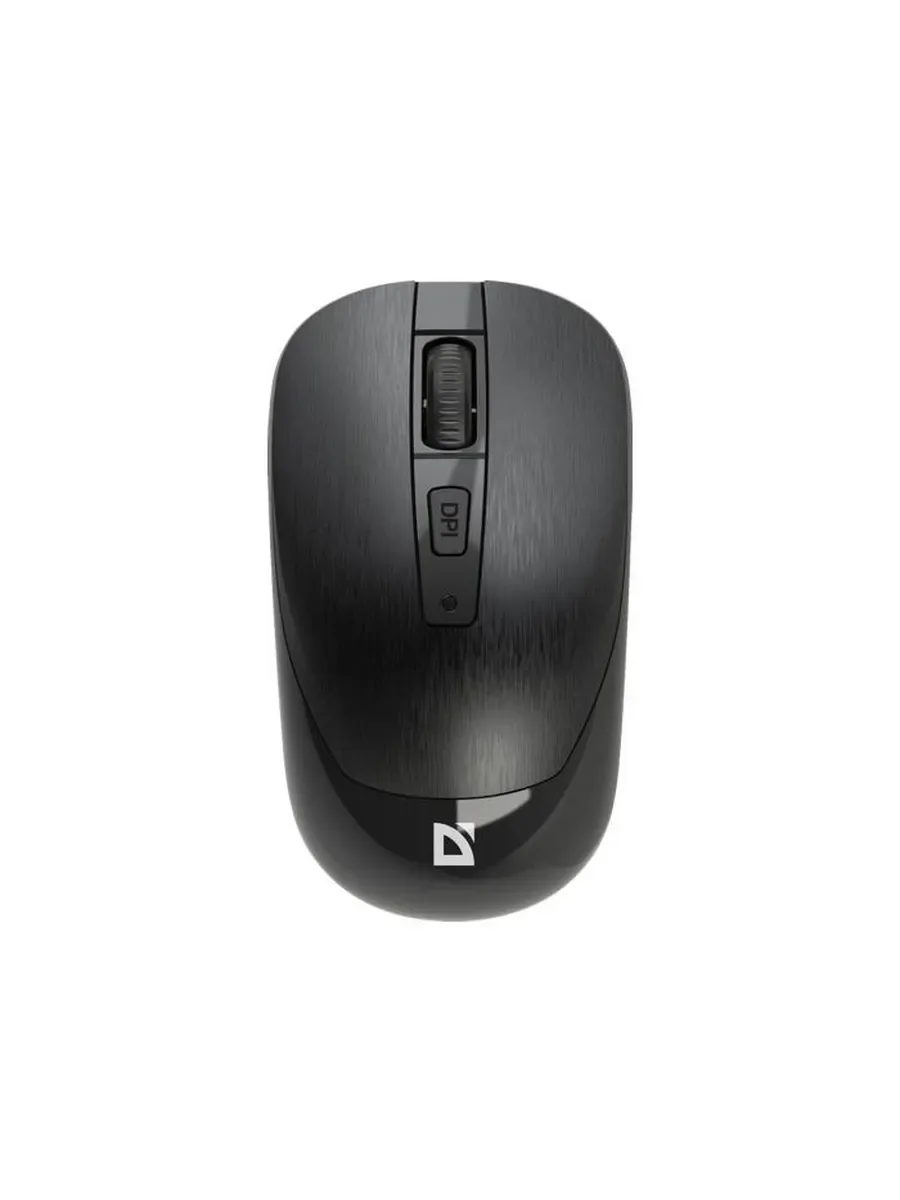 Defender Мышь беспроводная оптическая Wave MM-995, USB, симметричная, 800/1200/1600 dpi, серебристый.