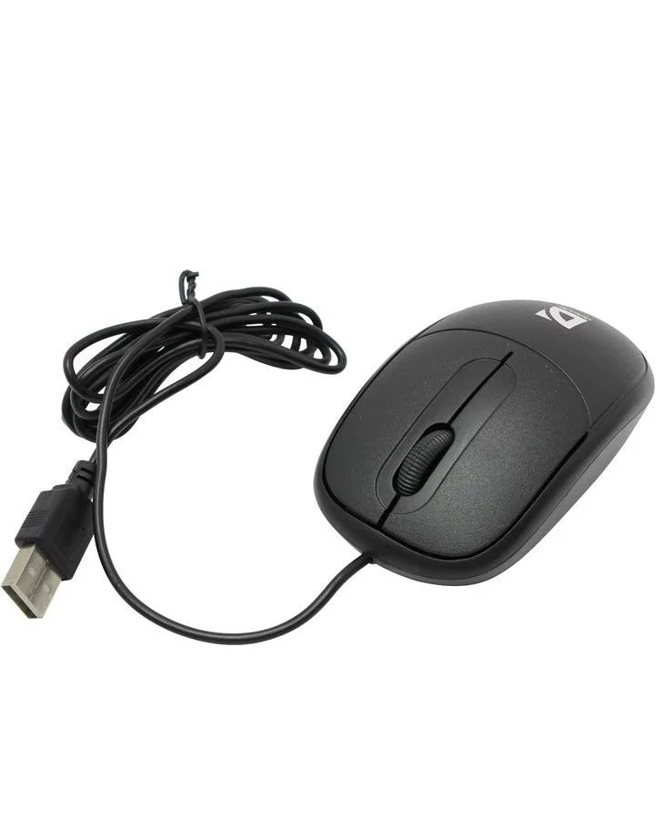 Defender Мышь проводная оптическая Datum MS-980, 3 кнопки, 1000dpi, чёрный, USB.
