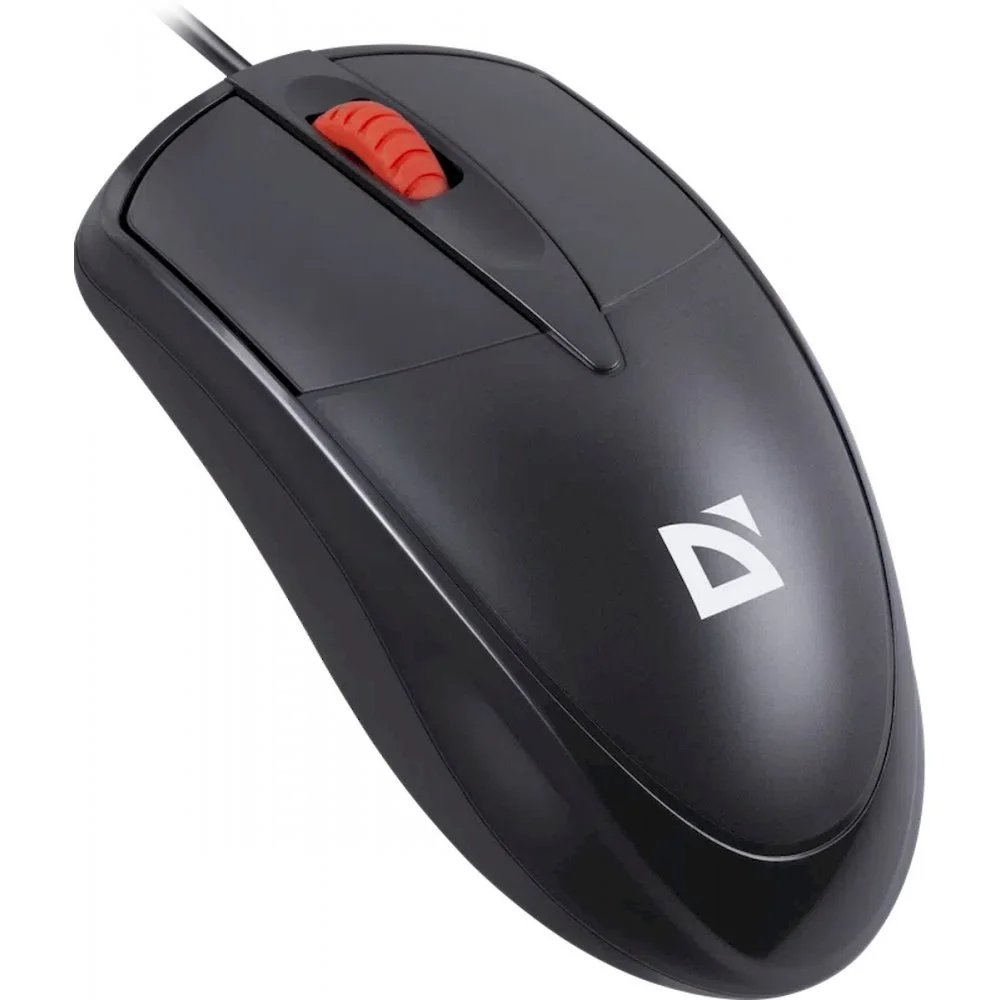 Defender Мышь проводная оптическая Icon MB-057 черн,3D,бесшумная,1,8м,1000dpi